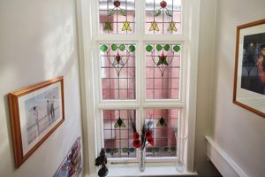 Decorative Landing Window- click for photo gallery